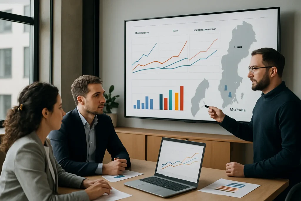 Graf som visar dramatisk kostnadsutveckling för fjärrvärme, elnät samt vatten och avlopp 2025